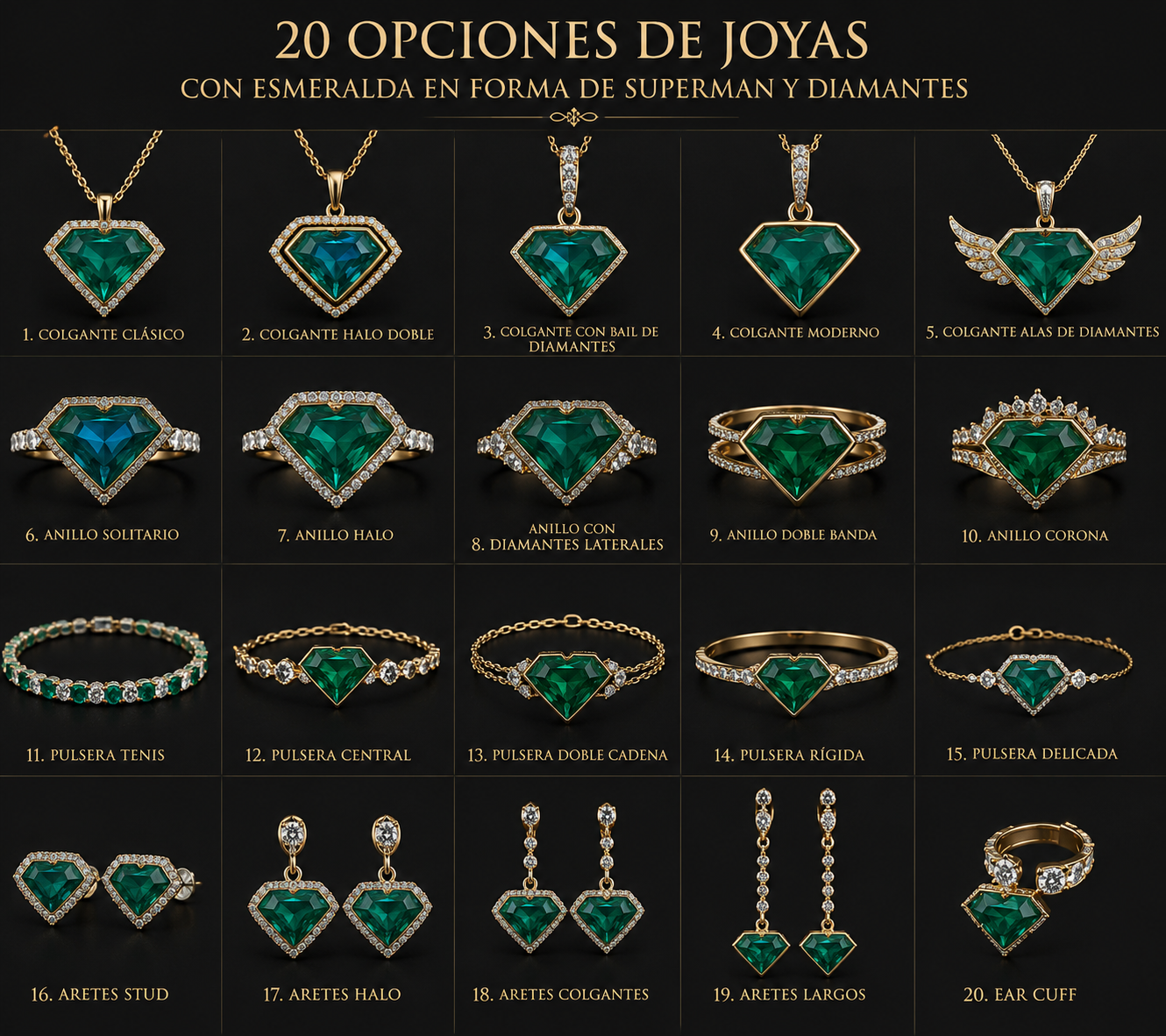 Joyas Forma Superman